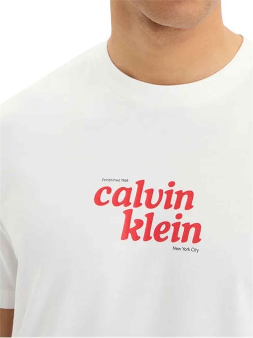 T-shirt con logo gommato Calvin Klein Jeans | LV04RG815GYAF